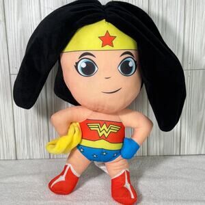 DC Comics DC Super Friends CUTE BIG HEADED WONDER WOMAN 11" Plush STUFFED